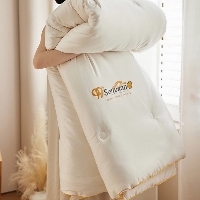 91家纺网 家纺一手货源 找家纺 （总）莱福仕家纺 2024新款60支全棉99抗菌大豆被