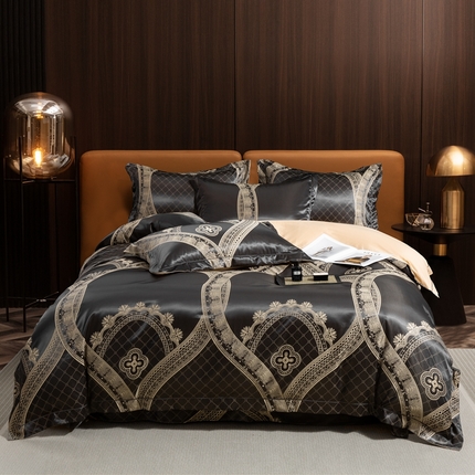 91家纺网 家纺一手货源 找家纺 （总）莱欧纳家纺 2025新款全棉提花四件套