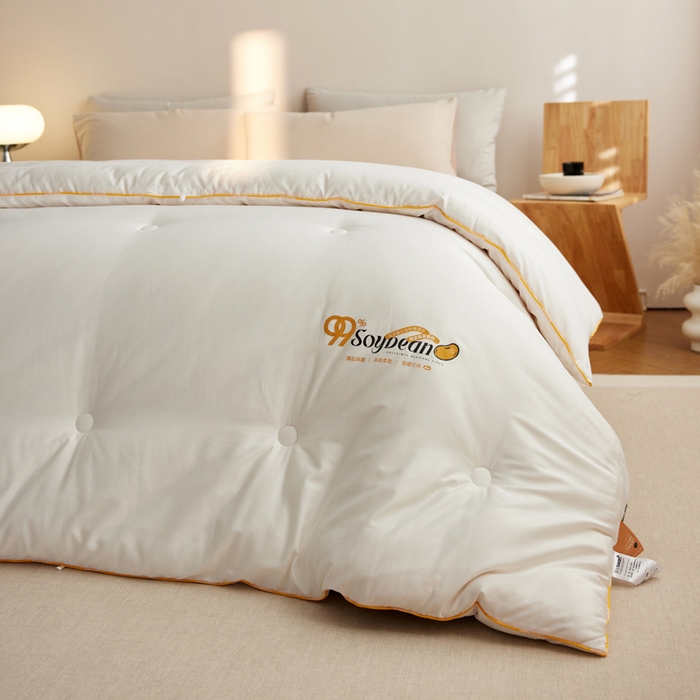 91家纺网 家纺一手货源 找家纺 （总）莱福仕家纺 2024新款60支全棉99抗菌大豆被