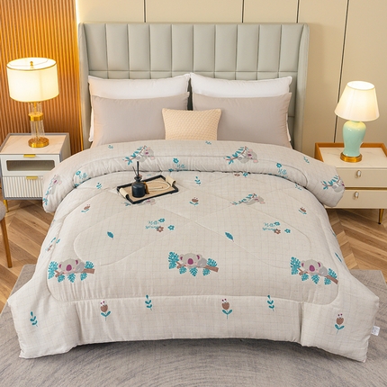 91家纺网 家纺一手货源 找家纺 （总）好梦来家纺（原锦茂家纺） 2025新款亲肤棉羽丝绒印花冬被系列