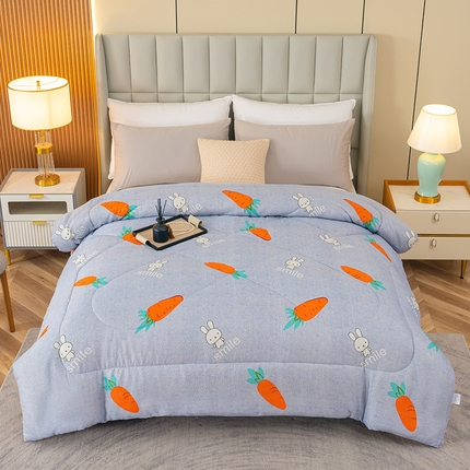 91家纺网 家纺一手货源 找家纺 （总）好梦来家纺（原锦茂家纺） 2025新款亲肤棉羽丝绒印花冬被系列