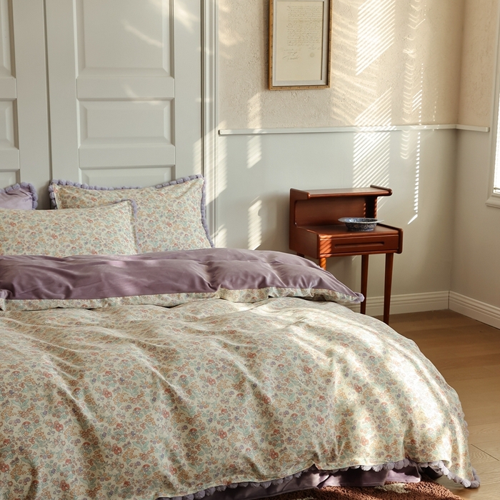 91家纺网 家纺一手货源 找家纺 棉眠 2024新款棉加绒毛球款四件套第二批 美琪（棉加绒）