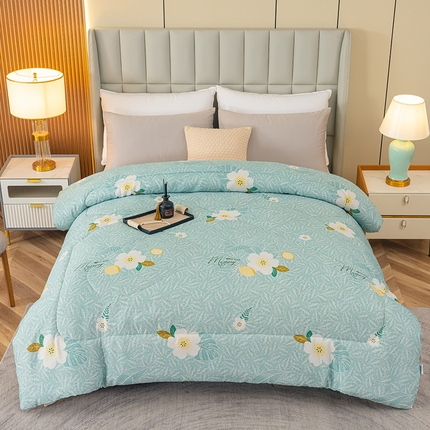 91家纺网 家纺一手货源 找家纺 （总）好梦来家纺（原锦茂家纺） 2025新款亲肤棉羽丝绒印花冬被系列