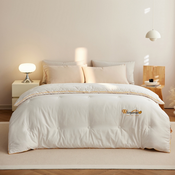 91家纺网 家纺一手货源 找家纺 （总）莱福仕家纺 2024新款60支全棉99抗菌大豆被