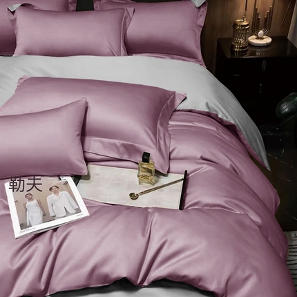 未来家居 2024新款100S长绒棉丽姿四件套 丽姿-幻紫