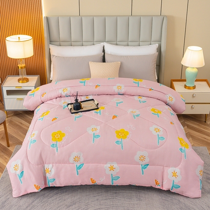 91家纺网 家纺一手货源 找家纺 （总）好梦来家纺（原锦茂家纺） 2025新款亲肤棉羽丝绒印花冬被系列