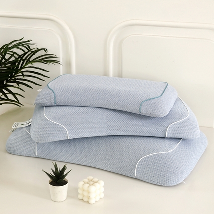 （总）明星枕业 2024新款零压力慢回弹记忆枕儿童记忆枕芯成人枕头护颈枕