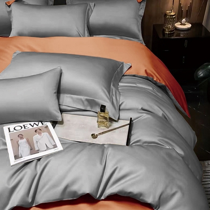 未来家居 2024新款100S长绒棉丽姿四件套 丽姿-奥灰