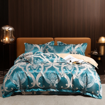 91家纺网 家纺一手货源 找家纺 （总）莱欧纳家纺 2025新款全棉提花四件套