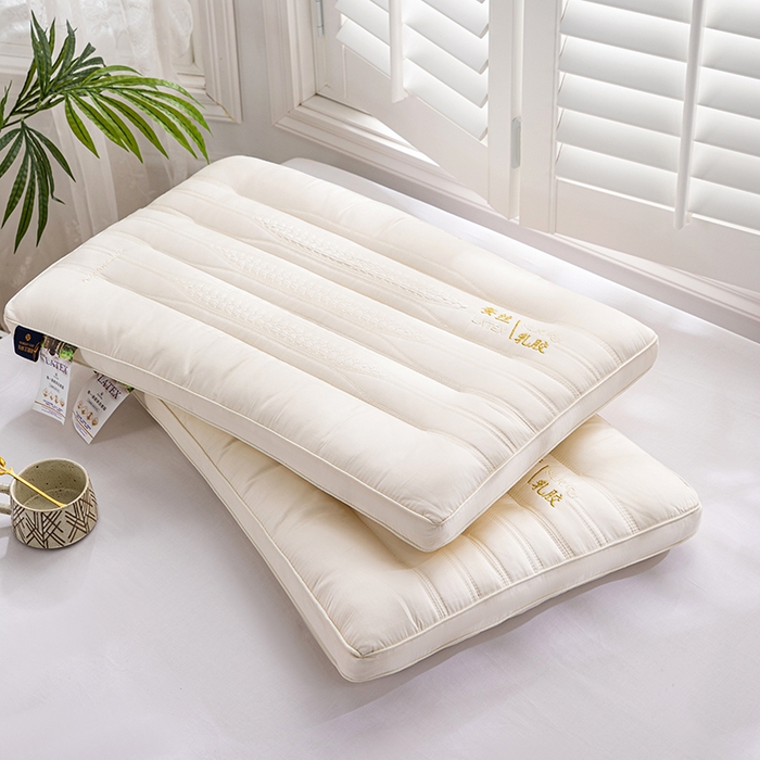 91家纺网 家纺一手货源 找家纺 （总）佳尚枕芯 2024新款蚕丝乳胶功能低枕枕头枕芯