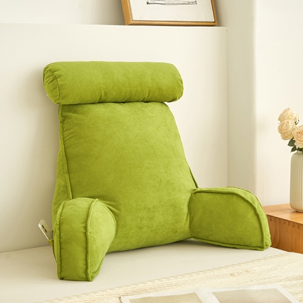 91家纺网 家纺一手货源 找家纺 （总）囍莱家纺 2024新款雪尼尔人体工程学腰靠枕