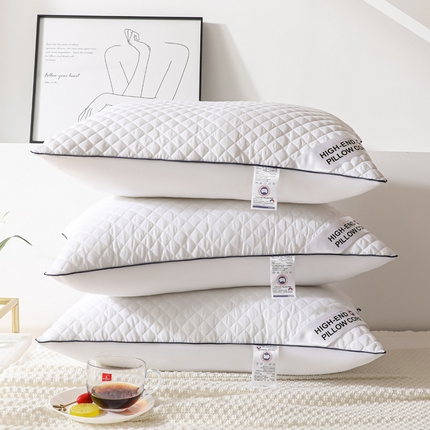 （总）佳尚枕芯 2025新款单边立体绗绣方格枕枕头枕芯