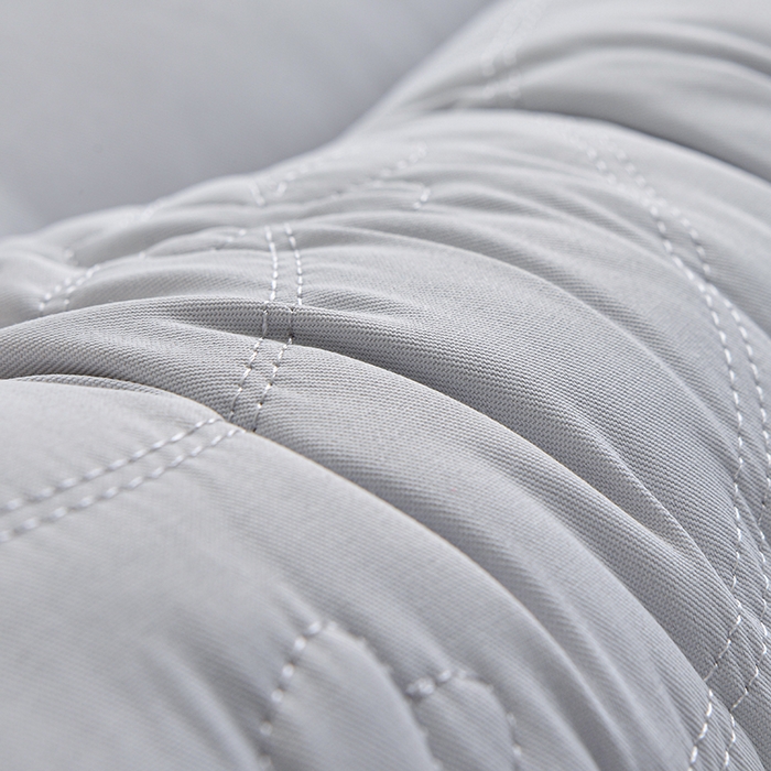91家纺网 家纺一手货源 找家纺 佳尚枕芯 2024新款蚕丝乳胶护颈枕枕头枕芯 蚕丝乳胶枕灰色