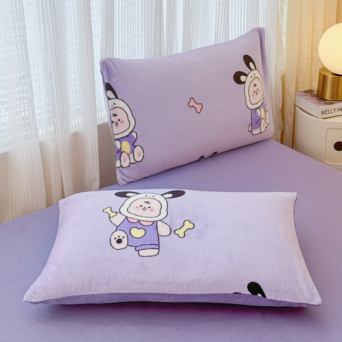 91家纺网 家纺一手货源 找家纺 仟网汇 2024直播爆款跑量牛奶绒四件套 乐淘淘