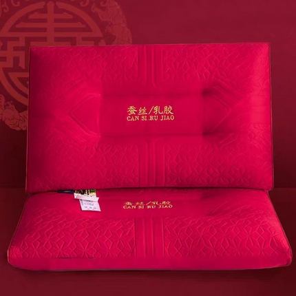 （总）佳尚枕芯 2024新款莫代尔乳胶枕芯蚕丝乳胶枕保健枕 枕头枕芯