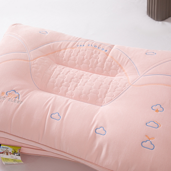 91家纺网 家纺一手货源 找家纺 佳尚枕芯 2025新款A类云感SPA枕芯酒店护颈枕头枕芯 云感SPA护颈枕-粉色