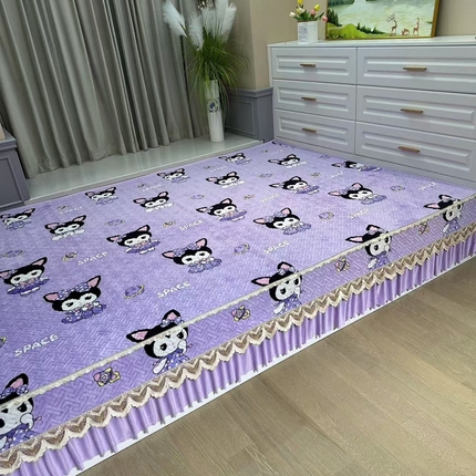 91家纺网 家纺一手货源 找家纺 （总）铭源榻榻米炕盖 新款牛奶绒防滑榻榻米炕盖