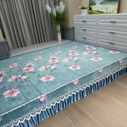 91家纺网 家纺一手货源 找家纺 （总）铭源榻榻米炕盖 新款牛奶绒防滑榻榻米炕盖