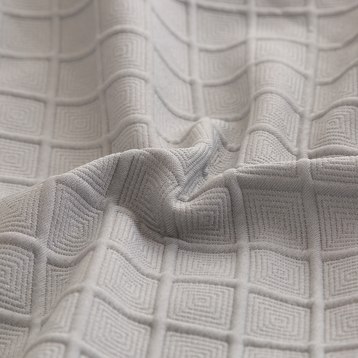 91家纺网 家纺一手货源 找家纺 琪宝阁 2024新款莫代尔针织棉美 容床罩套件-华夫格 灰色