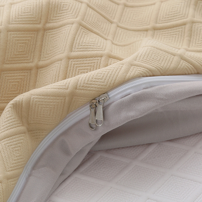 91家纺网 家纺一手货源 找家纺 琪宝阁 2024新款莫代尔针织棉美 容床罩套件-华夫格 卡其