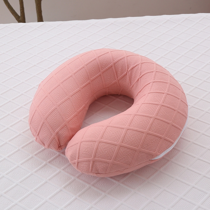 91家纺网 家纺一手货源 找家纺 琪宝阁 2024新款莫代尔针织棉美 容床罩套件-华夫格 粉色