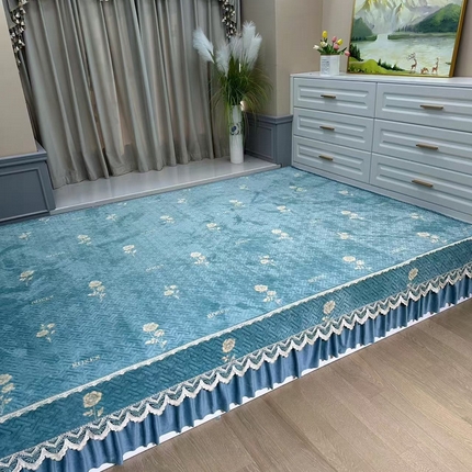 91家纺网 家纺一手货源 找家纺 （总）铭源榻榻米炕盖 新款牛奶绒防滑榻榻米炕盖