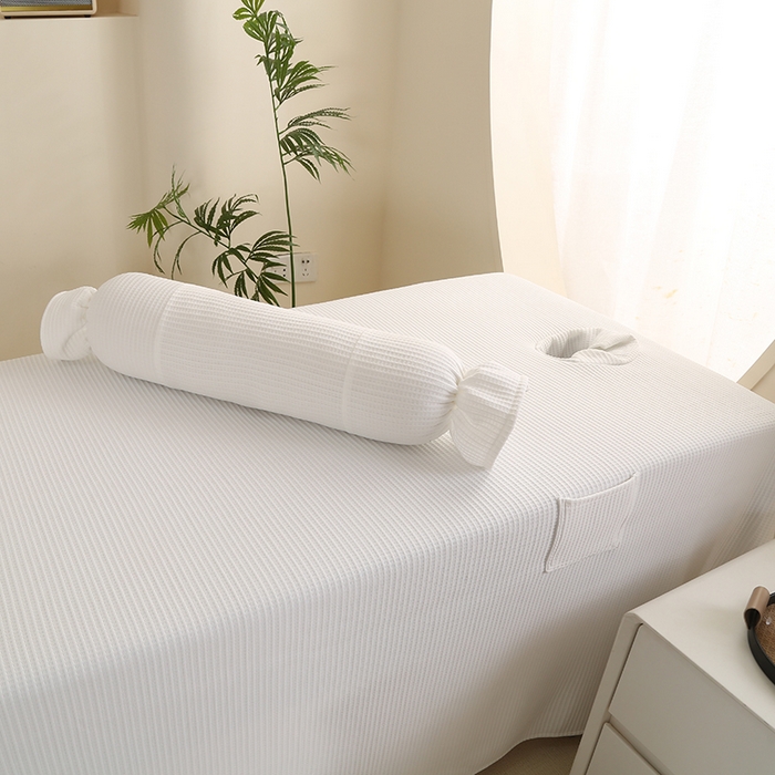 91家纺网 家纺一手货源 找家纺 （总）琪宝阁 2024新款莫代尔针织棉美 容床罩套件-点点