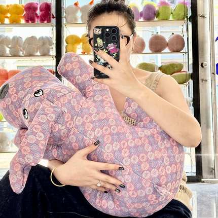 91家纺网 家纺一手货源 找家纺 （总）慕绸家纺（原萌宝老粗布厂家） 2025新款全棉三层纱双层纱系列玩偶