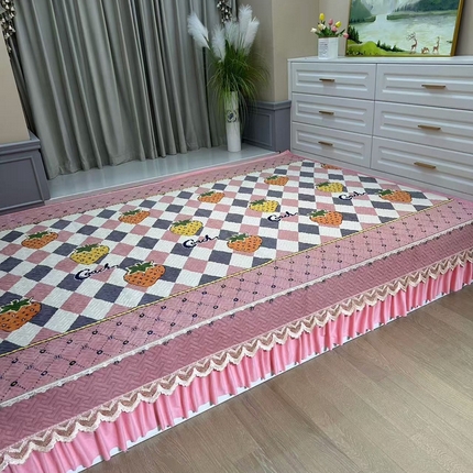 91家纺网 家纺一手货源 找家纺 （总）铭源榻榻米炕盖 新款牛奶绒防滑榻榻米炕盖