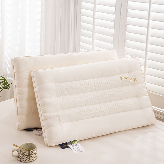 91家纺网 家纺一手货源 找家纺 （总）佳尚枕芯 2024新款蚕丝乳胶功能低枕枕头枕芯