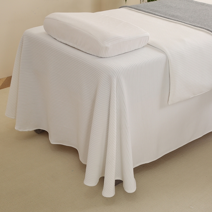 91家纺网 家纺一手货源 找家纺 （总）琪宝阁 2024新款莫代尔针织棉美 容床罩套件-点点