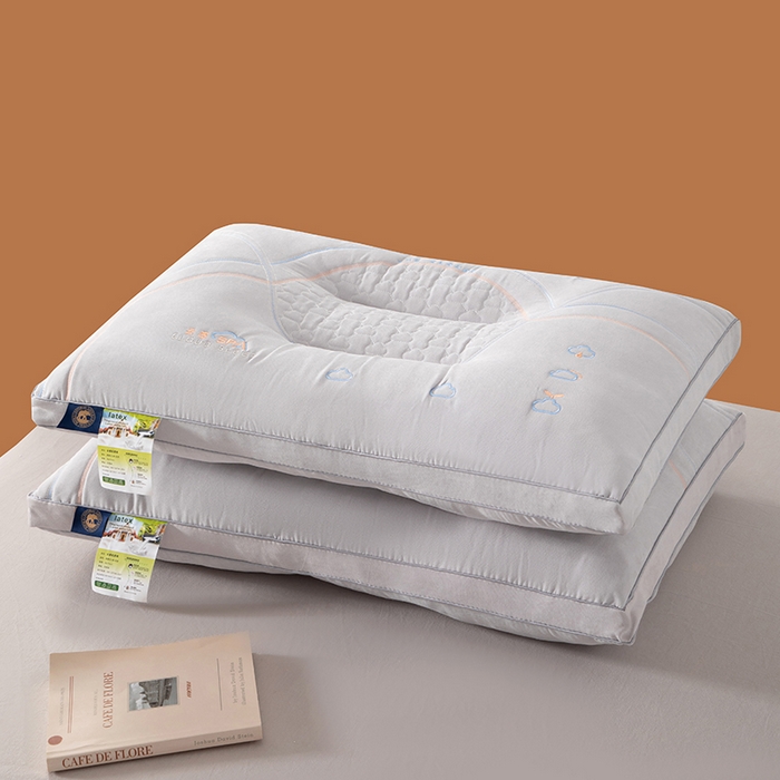 91家纺网 家纺一手货源 找家纺 佳尚枕芯 2025新款A类云感SPA枕芯酒店护颈枕头枕芯 云感SPA护颈枕-灰色