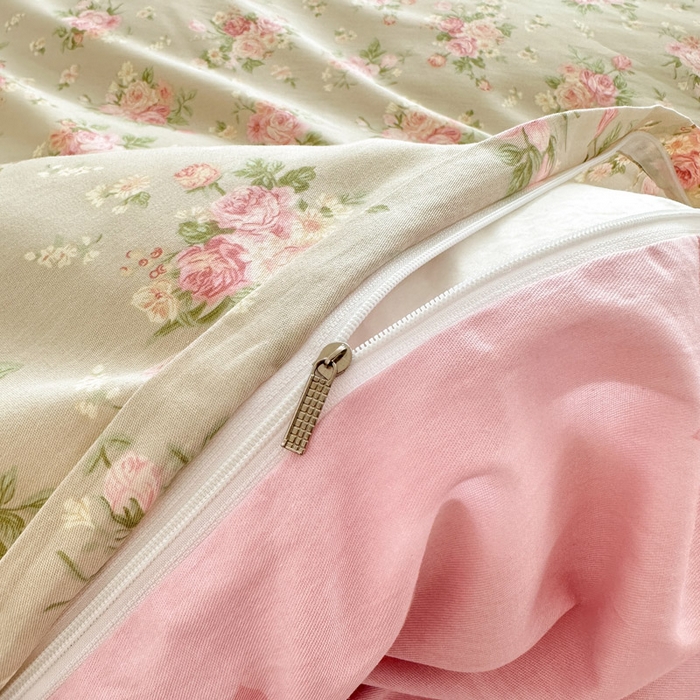 91家纺网 家纺一手货源 找家纺 绵庭家纺 2025新款全棉印花单被套系列 杜若