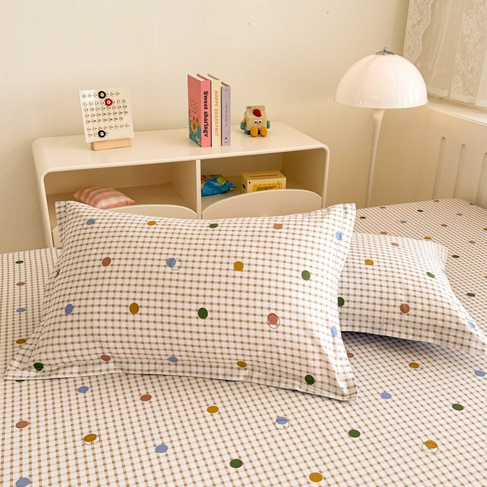 91家纺网 家纺一手货源 找家纺 绵庭家纺 2025新款全棉印花单枕套系列 原点