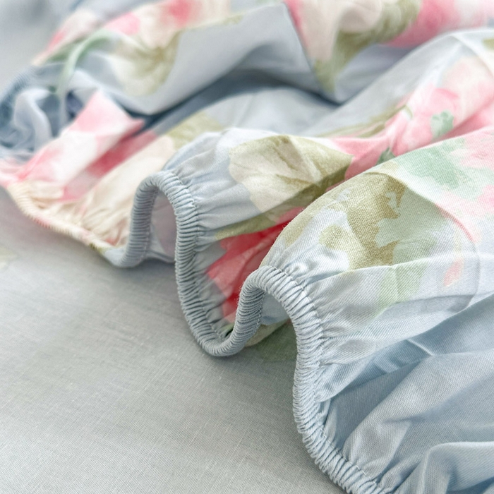 91家纺网 家纺一手货源 找家纺 绵庭家纺 2025新款全棉印花单床笠系列 灿烂时光