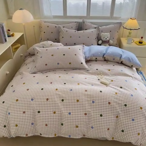 91家纺网 家纺一手货源 找家纺 绵庭家纺 2025新款全棉印花四件套系列 原点