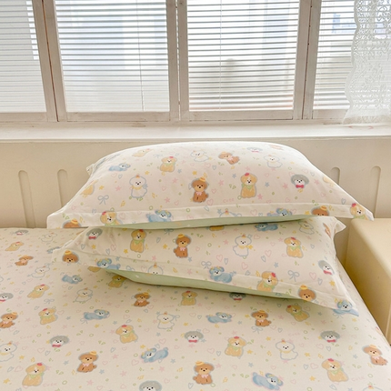 91家纺网 家纺一手货源 找家纺 （总）绵庭家纺 2025新款全棉印花单枕套系列