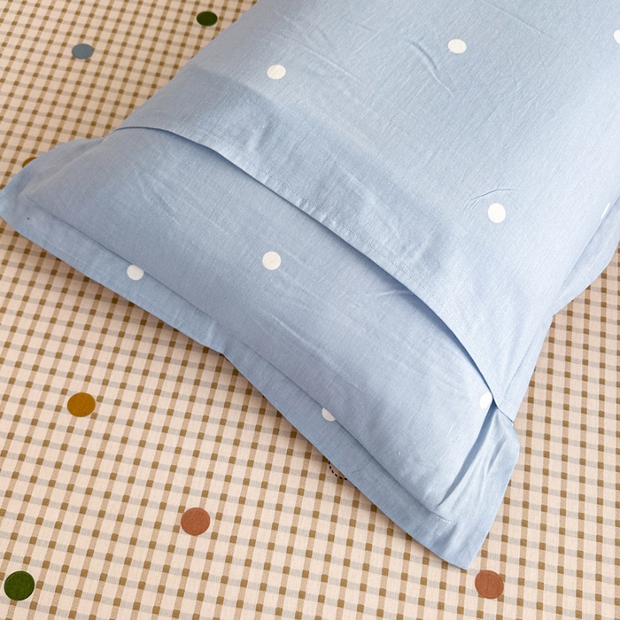 91家纺网 家纺一手货源 找家纺 绵庭家纺 2025新款全棉印花单枕套系列 原点