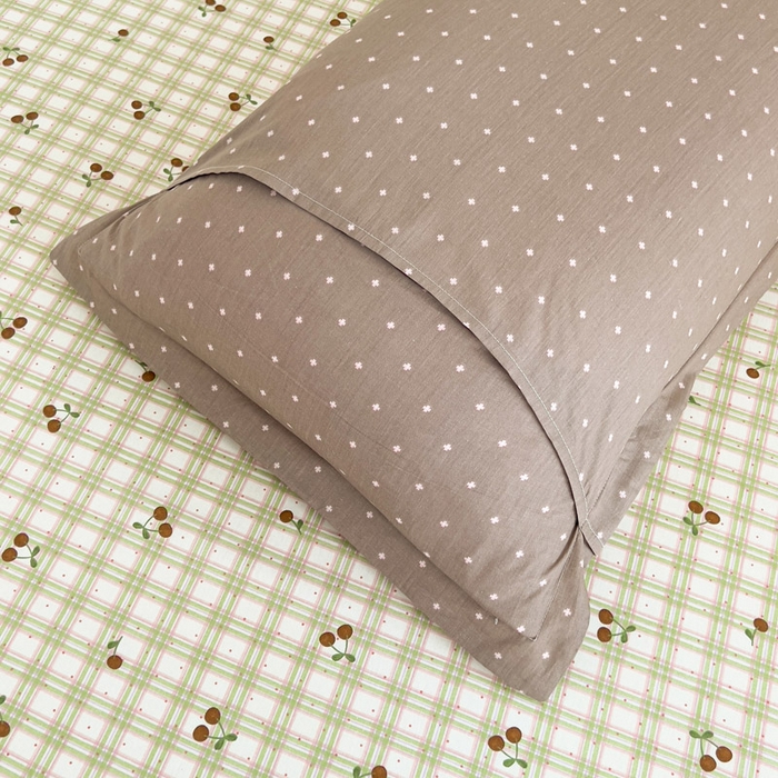 91家纺网 家纺一手货源 找家纺 绵庭家纺 2025新款全棉印花单枕套系列 酸甜樱桃