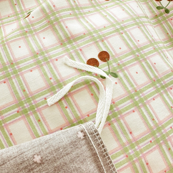 91家纺网 家纺一手货源 找家纺 绵庭家纺 2025新款全棉印花四件套系列 酸甜樱桃