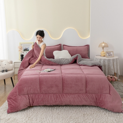 91家纺网 家纺一手货源 找家纺 （总）2025新款亲肤舒适塔芙绒保暖冬被被子被芯