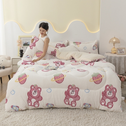 91家纺网 家纺一手货源 找家纺 （总）2025新款亲肤舒适塔芙绒保暖冬被被子被芯