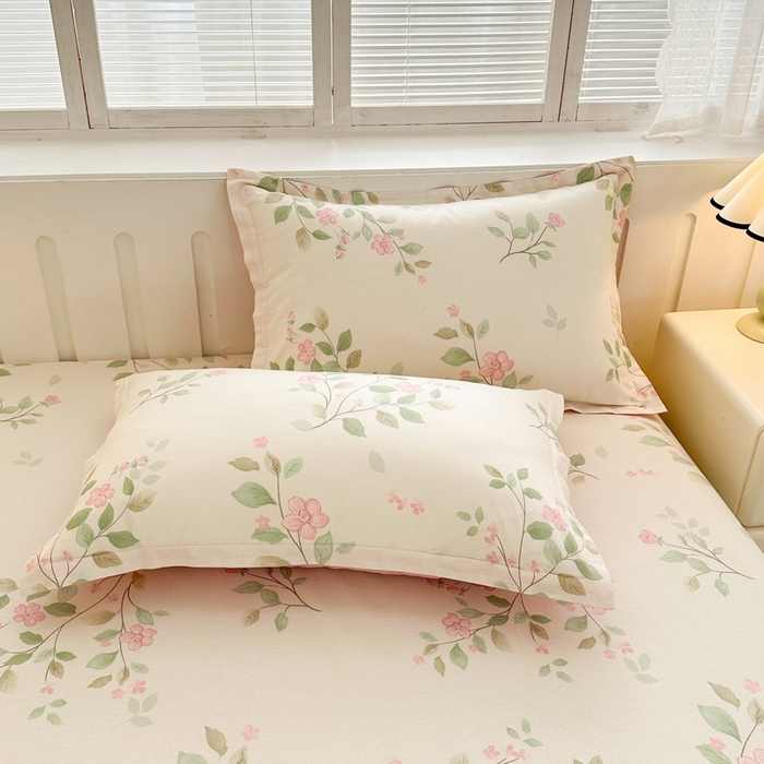 91家纺网 家纺一手货源 找家纺 绵庭家纺 2025新款全棉印花单枕套系列 云岚