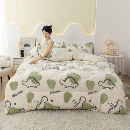 91家纺网 家纺一手货源 找家纺 （总）2025新款亲肤舒适塔芙绒保暖冬被被子被芯