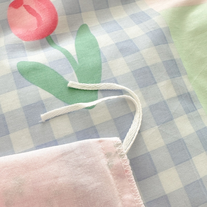 91家纺网 家纺一手货源 找家纺 绵庭家纺 2025新款全棉印花四件套系列 甜宠派队