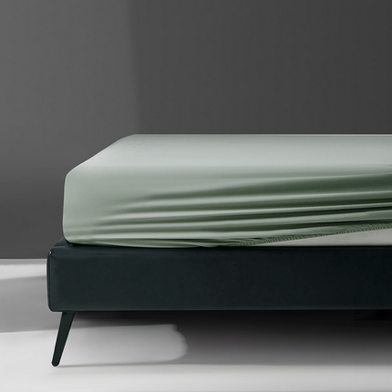 轩和家居 2024新款A类70支长绒棉床笠 迷雾绿