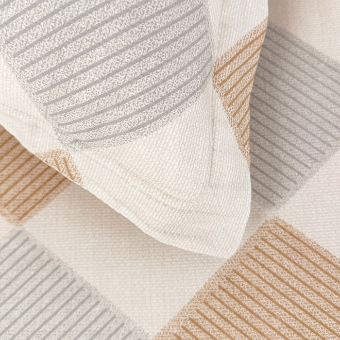 91家纺网 家纺一手货源 找家纺 绵庭家纺 2025新款全棉印花单枕套系列 瑞吉斯-黄