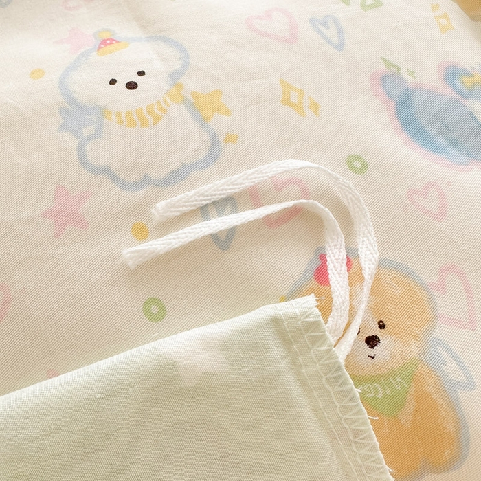 91家纺网 家纺一手货源 找家纺 绵庭家纺 2025新款全棉印花单被套系列 童趣绘彩