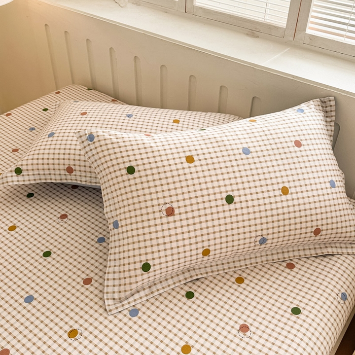 91家纺网 家纺一手货源 找家纺 绵庭家纺 2025新款全棉印花单枕套系列 原点