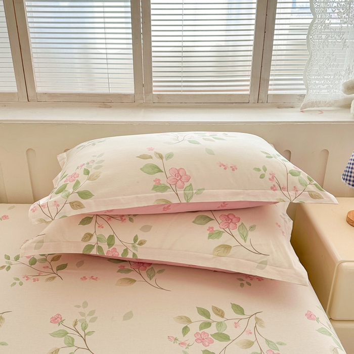 91家纺网 家纺一手货源 找家纺 绵庭家纺 2025新款全棉印花单枕套系列 云岚